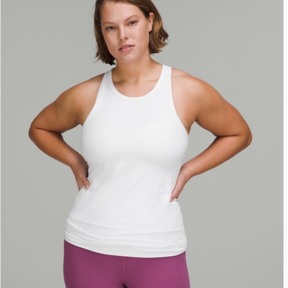 NWOT lululemon align hip-length race back tank top